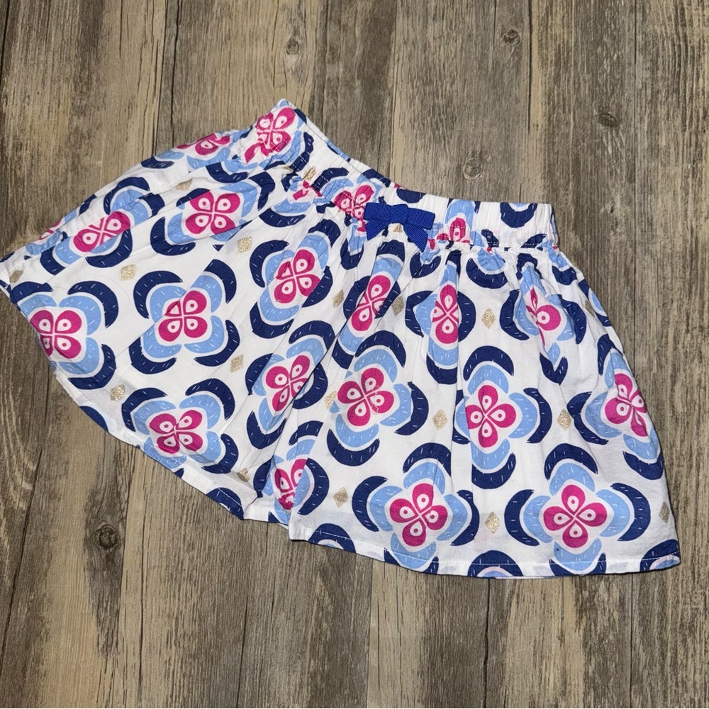 โ๏ธ6/$20โ๏ธ Gymboree Floral Blue and Pink Skirt - Picture 8 of 8